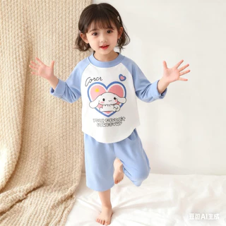 MC024 เสื้อยืดแขนยาว ขนาดเล็ก แฟชั่นสําหรับเด็กผู้หญิง