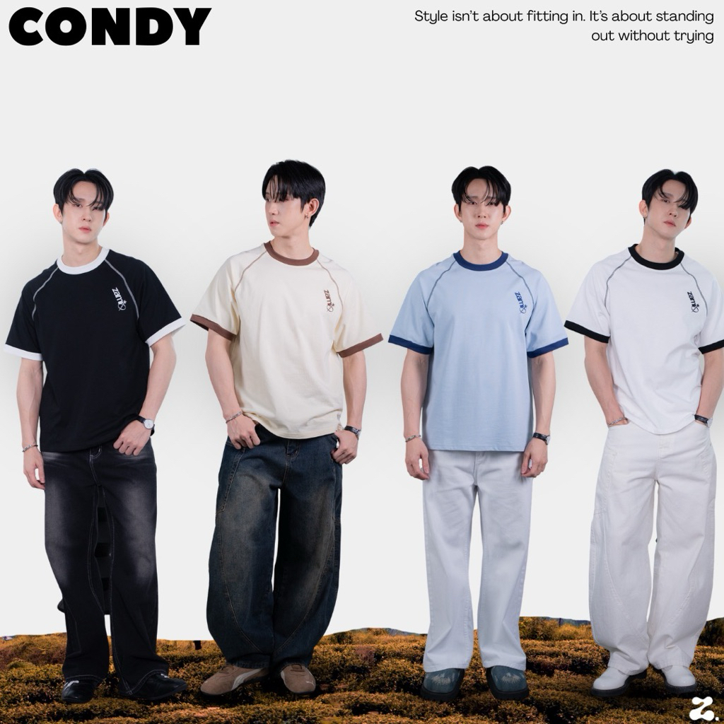 ZAMIO CONDY T-shirt เสื้อยืดแขนสั้นทรง oversize