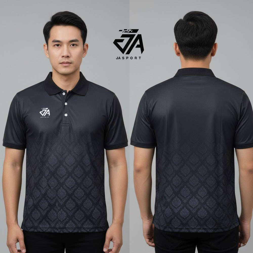 เสื้อโปโลสีดำไว้อาลัย(เฉพาะกิจ)