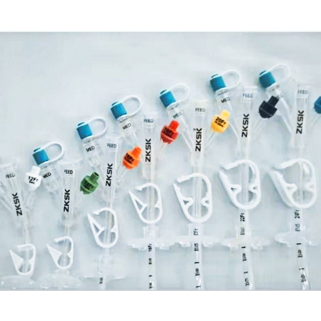 สายให้อาหารทางหน้าท้อง Geminine Gastrostomy Feeding Tube
