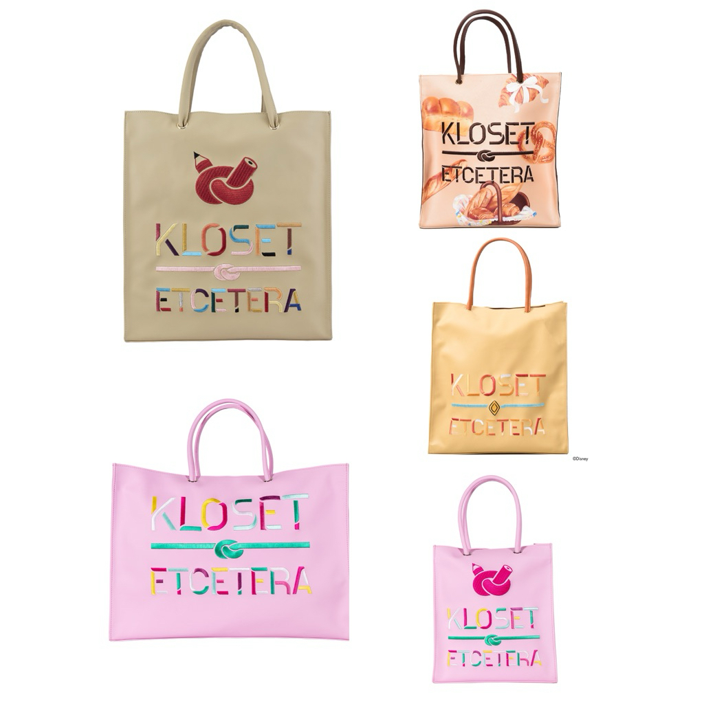 Kloset กระเป๋าของแท้จากshop ของใหม่ รุ่น Tote ปักLogo