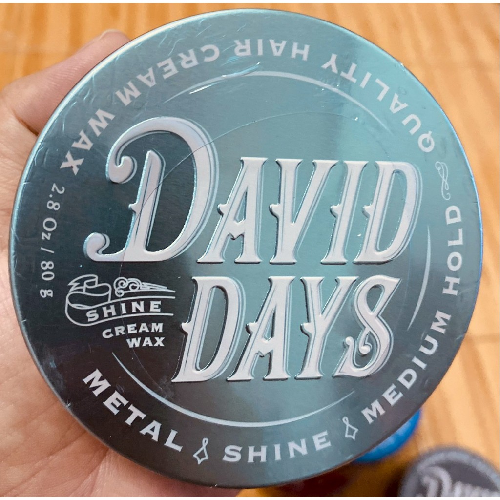 เดวิด เดส์ เมทัล ไชน์ มีเดียม โฮลด์ ครีม แวกซ์ สูตรเงา80กรัม David Days