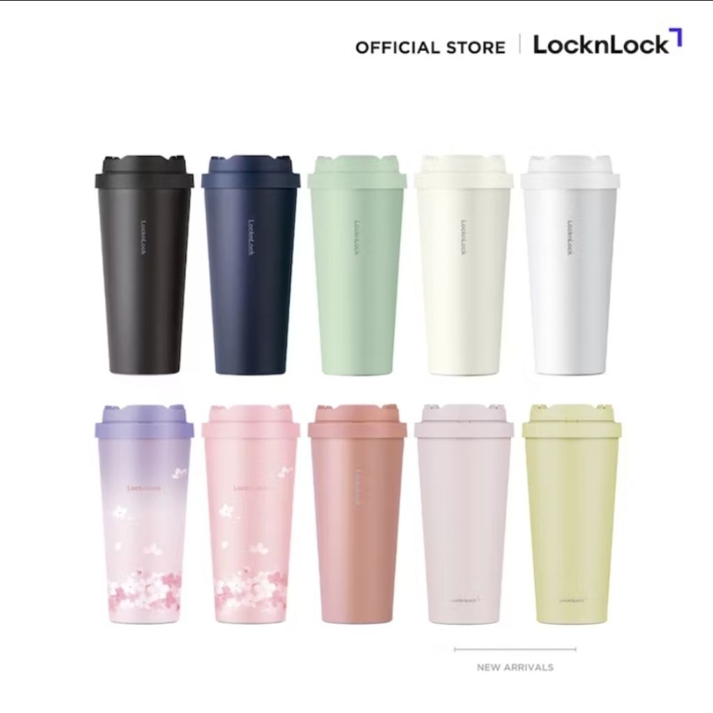 LocknLock กระบอกน้ำสแตนเลสเก็บอุณหภูมิ 316  ความจุ 550 มล. ของแท้100%