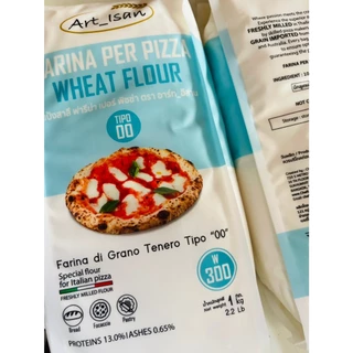 แป้งพิซซ่า Art_Isan FARINA PER PIZZA WHEAT FLOUR ชนิดแบ่งบรรจุถุงซิป Repacked 1kg, 5kg