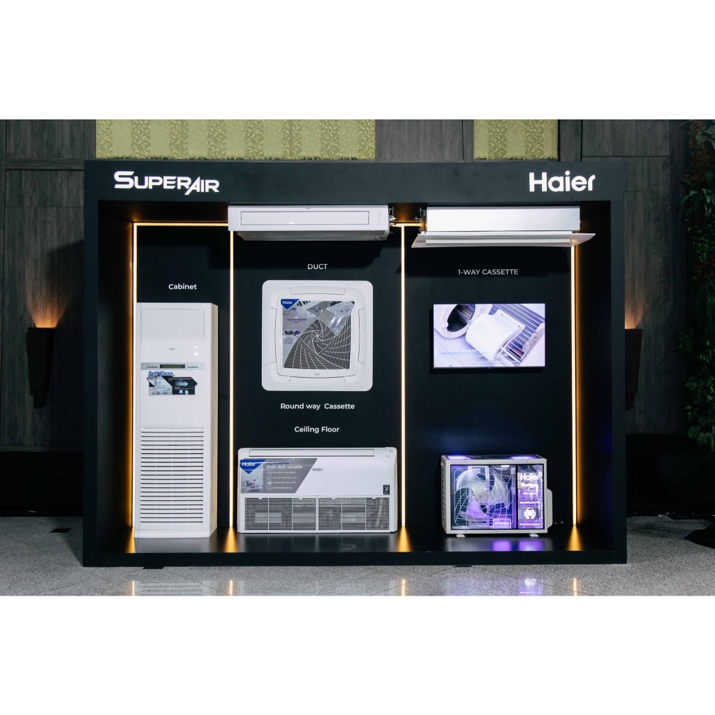 แอร์แขวน HAIER Fixspeed ตั้งได้/แขวนได้ ลดกระหน่ำ 30-70% ส่งฟรีทั่วไทย R32 รีโมทไร้สาย  ประกันคอม 5 ปี อะไหล่ 5 ปี - รูปที่ 4