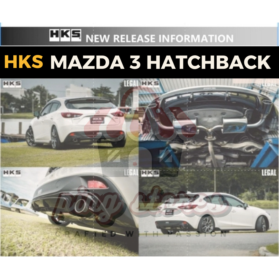 ท่อ HKS Mazda 3 Skyactiv 5ประตู BM BN