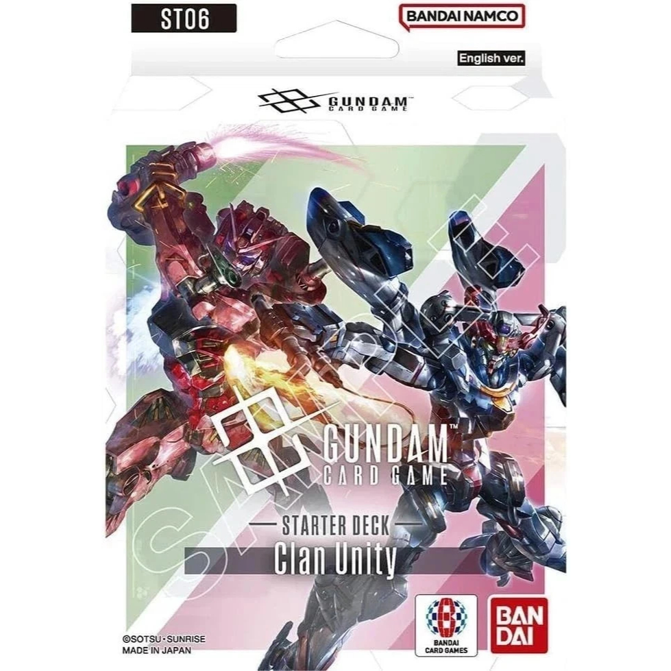 พร้อมส่ง English version Gundam TCG: Clan Unity Starter Deck (ST06) New Sealed ของใหม่ ไม่แกะ มีซองห
