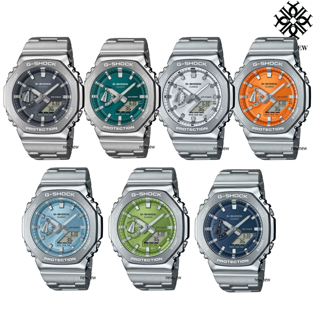 CASIO G-SHOCK นาฬิกาข้อมือ GM-2110D-2A GM-2110D-7A GM-2110D-3A GM-2110D-4A GM-2110D GM-2110D-3A1ของแ