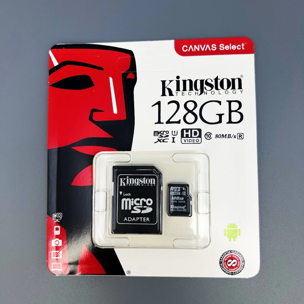 Kingston Memory Card Micro SD SDHC 128 GB Class 10 คิงส์ตัน เมมโมรี่การ์ด 128 GB Kingston