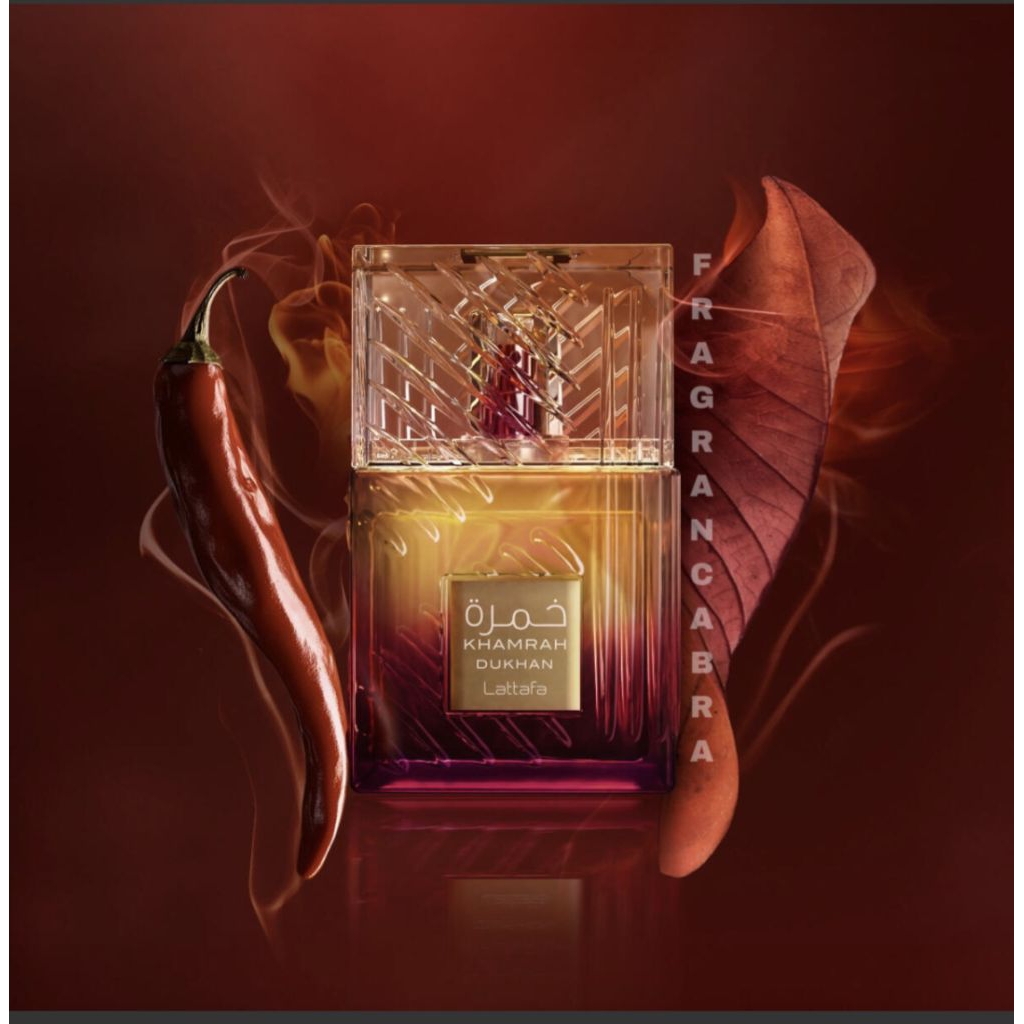 Lattafa Khamrah Dukhan เป็นน้ำหอมที่เปิดตัวในปี 2025 โดย Lattafa Perfumes
