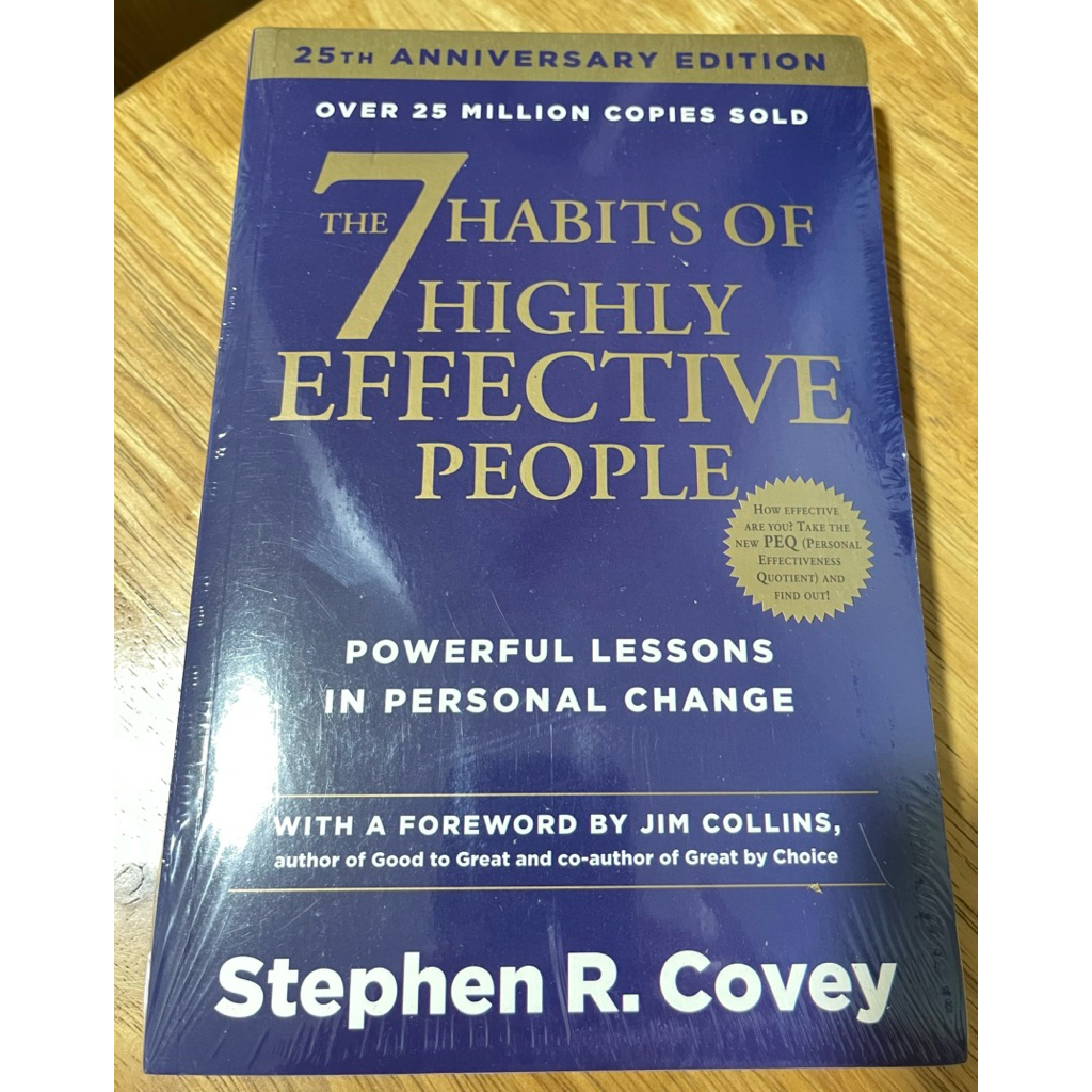 มือ2 ยังไม่ได้แกะซีล หนังสือ“The 7 Habits of highly effective people”