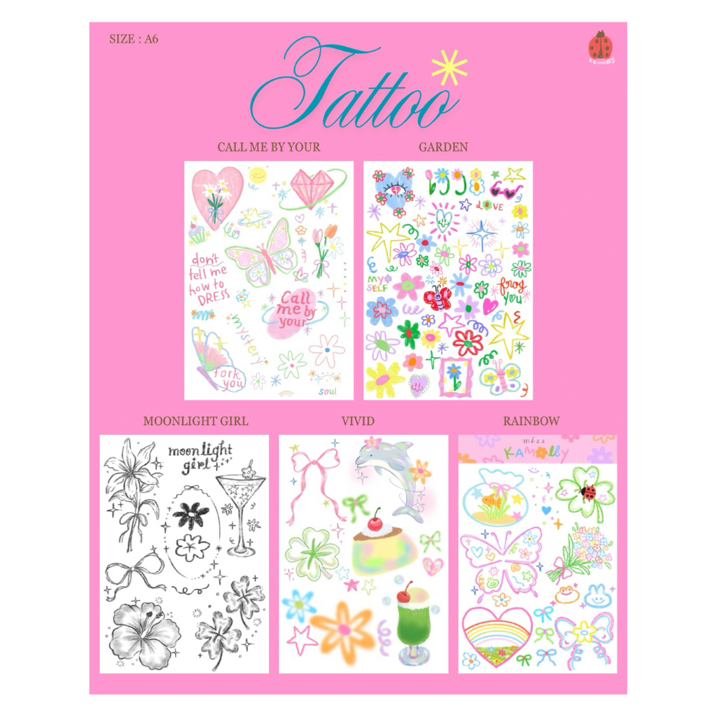 ⁎⁺˳ Tattoo ⁎⁺˳*โปรดอ่านรายละเอียดก่อนสั่งซื้อ*