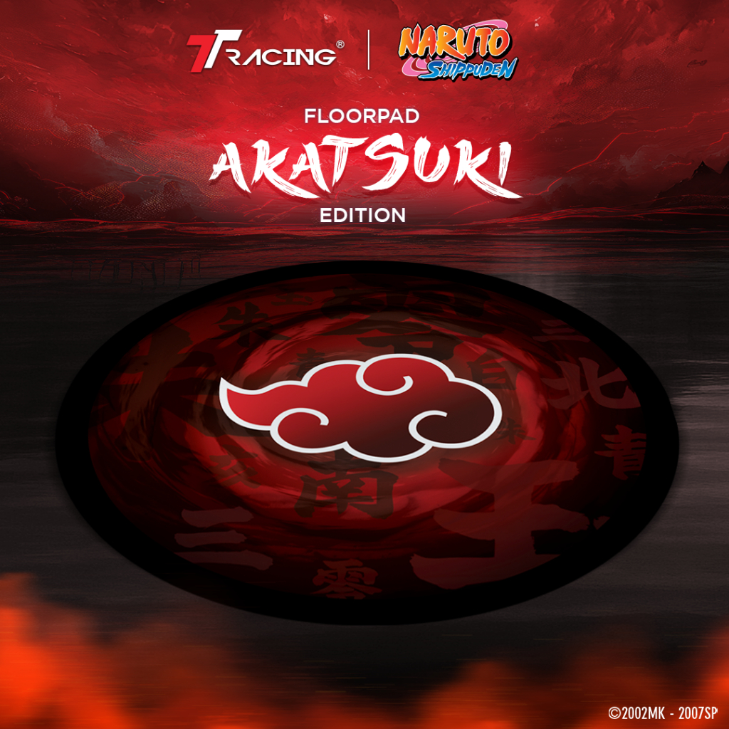 TTRacing Guardian Gaming Floorpad แผ่นรองพื้นสำหรับเล่นเกม - Akatsuki Edition