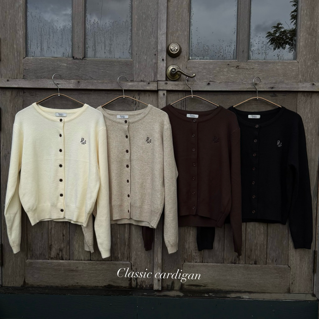 Classicc cardigann คลาสสิก คาดิแกน เสื้อคลุมแขนยาว