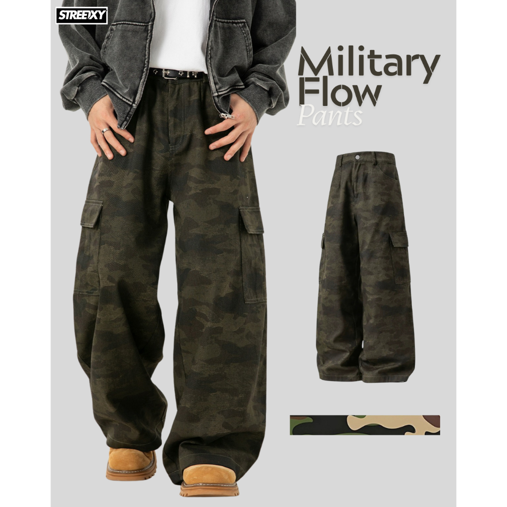 Streetxy- Military Flow PantNew Arrival 