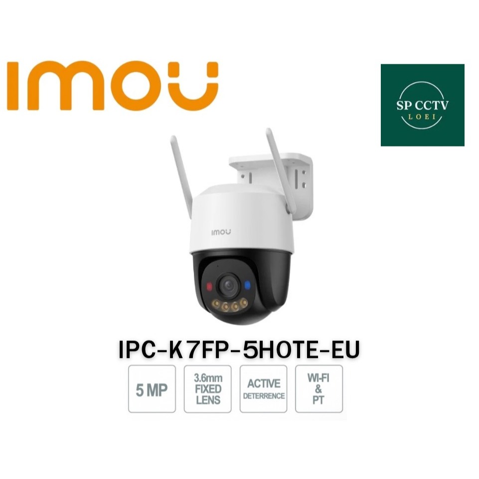 IMOU Cruiser SC 4G รุ่น IPC-K7FP-5H0TE-EU กล้องใส่ซิม 4G ภาพสี 24 ชม. ความชัด 5MP