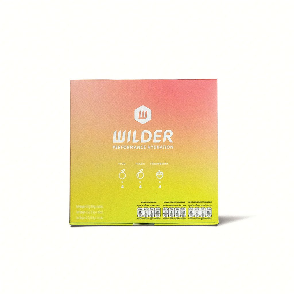WILDER PERFORMANCE HYDRATION - SALT ELECTROLYTES #NO SUGAR ADDED - เกลือแร่แบบชง 12 ซอง