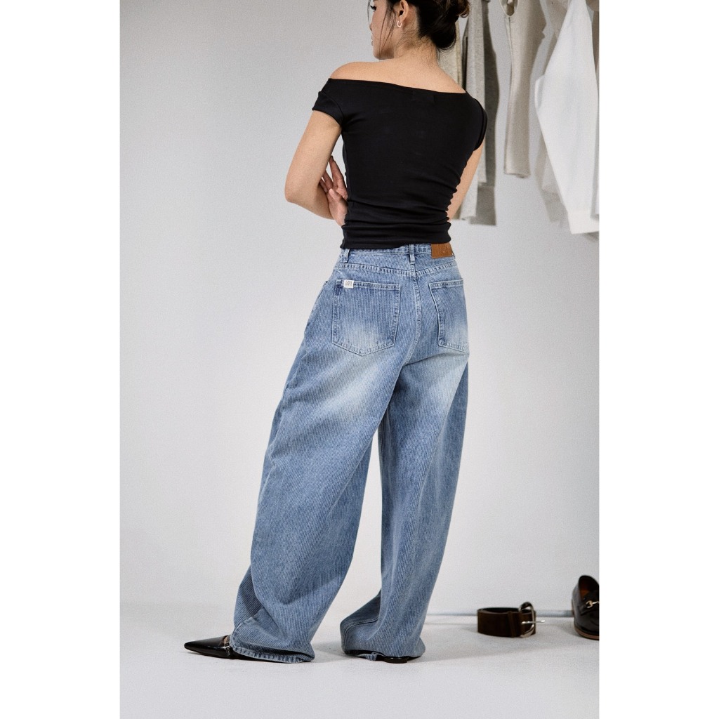 Roomry.n -  Loft jeans กางเกงยีนส์ทรงกระบอกใหญ่ รูปที่ 6