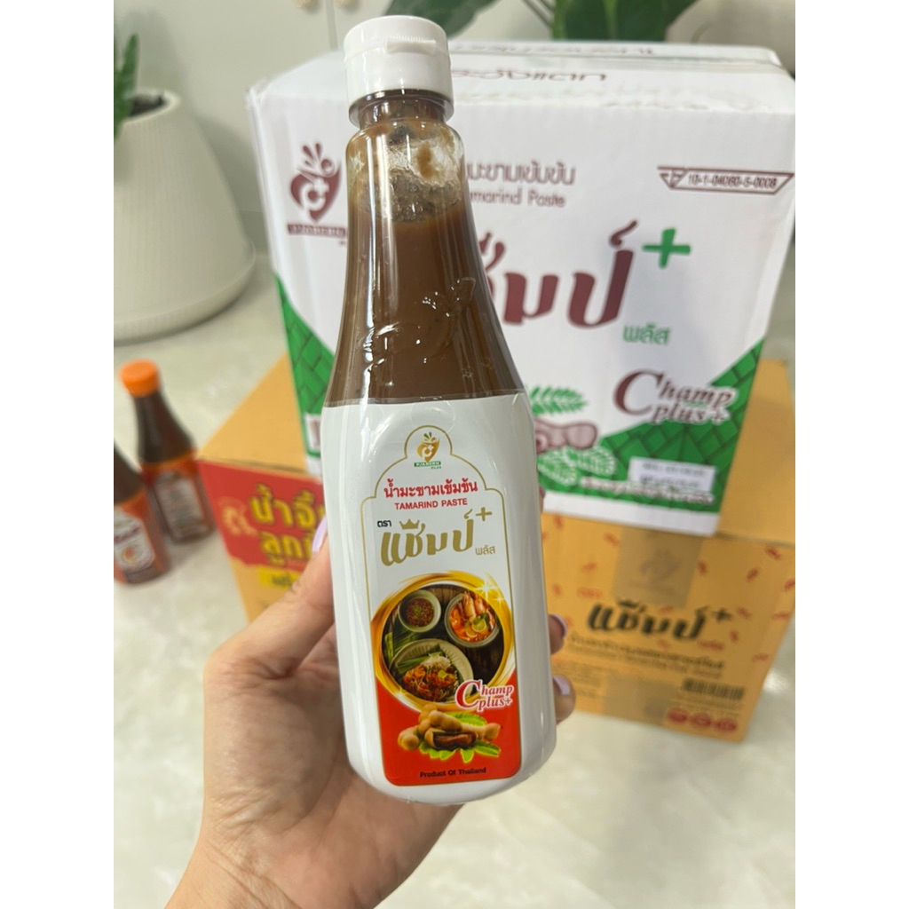 น้ำมะขามเปียกเข้มข้น 99.9% Termarid paste ของแท้  % ตราแชมป์พลัส ขนาด 500 กรัม/ขวด* 5 ขวด ราคา ถูกที่สุด ดีลบีเคเค แกลเลอรีภาพที่ 3