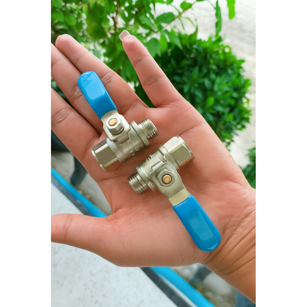 Mitsushark บอลวาล์วสแตนเลส (2หุล)สำหรับงานเกษตร เครื่องพ่นยา 3 สูบ หรือ 767 ใช้สวมด้ามปิด เปิดน้ำไม่รั่ว