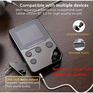Amoi C10 HIFI แบบพกพา MP3 HD Lossless มินิกีฬา MP4สนับสนุนวิทยุ FM TF Ebook เครื่องบันทึกสเตอริโอ Trackwheel walkman