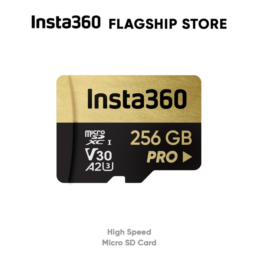 Insta360 Micro SD Card PRO SDXC V30 เมมโมรี่การ์ด สำหรับ กล้องแอ็คชั่น 360 High Speed Memory Card