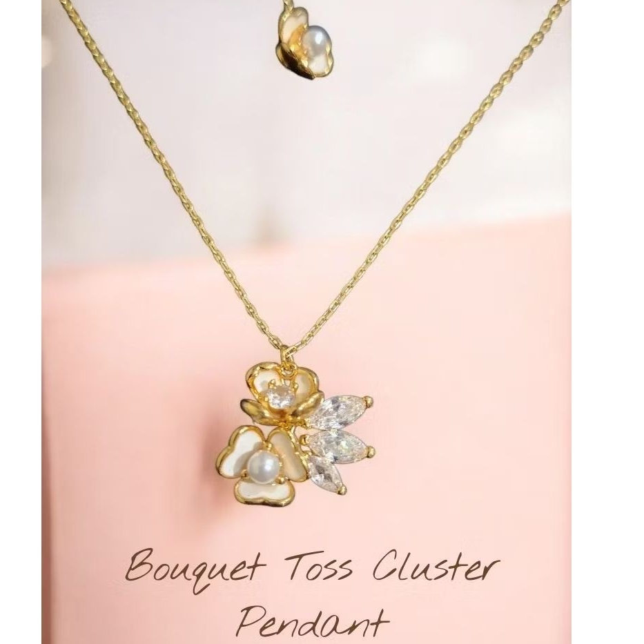 สร้อยคอ ช่อดอกไม้ Bouquet Toss Cluster