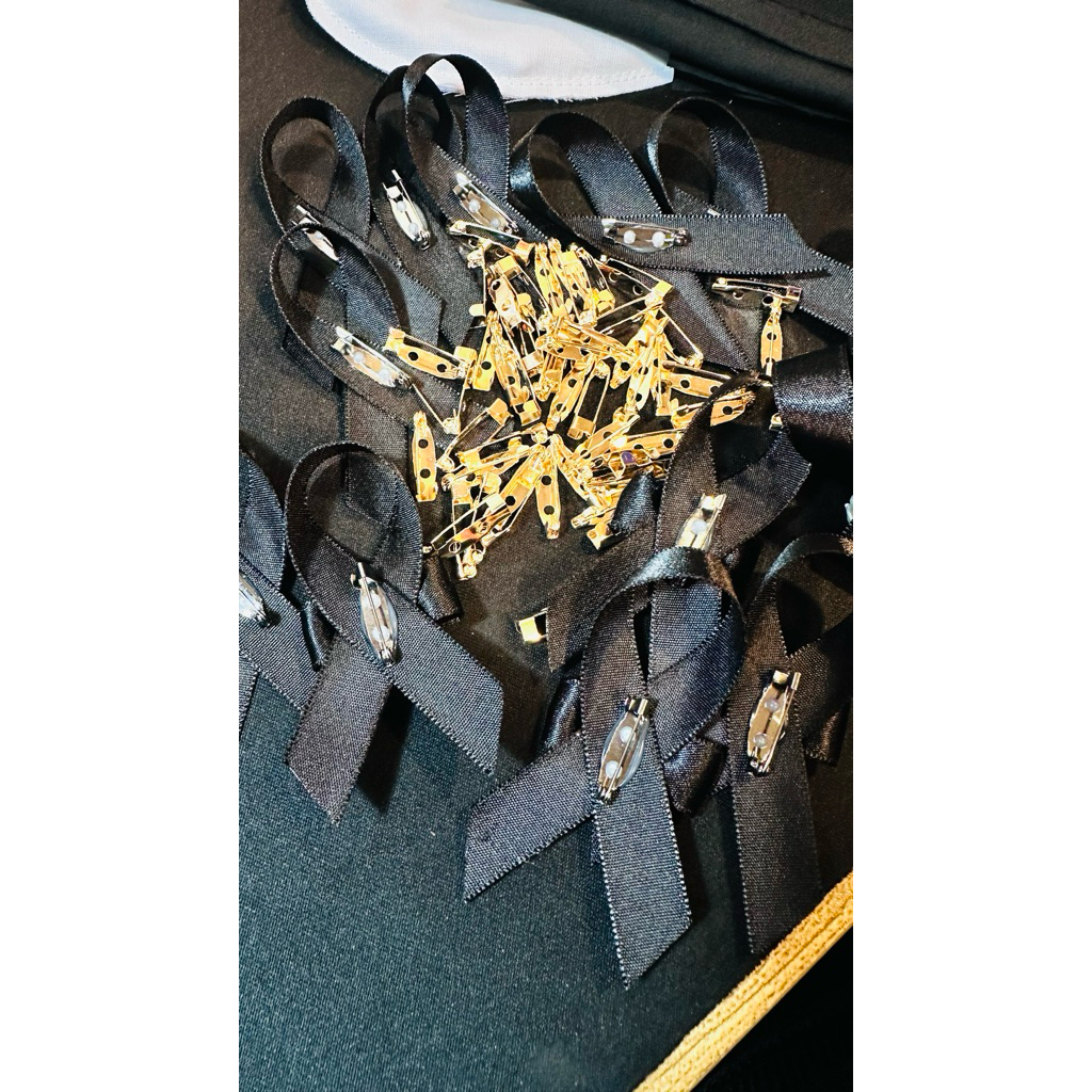 🎗️เข็มกลัด ริบบิ้น โบว์ ไว้อาลัย🎗️#โบว์ไว้อาลัย - รูปที่ 7