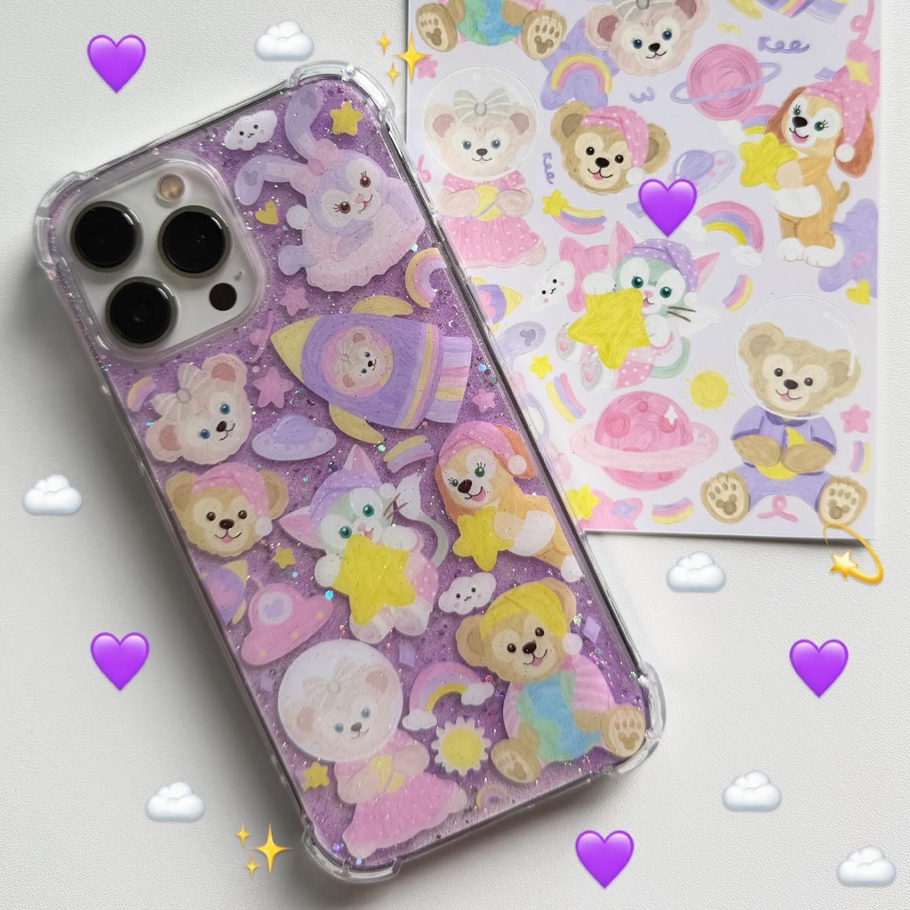 Mickey Minnie Mouse / Duffy and friends เคสเรซิ่น