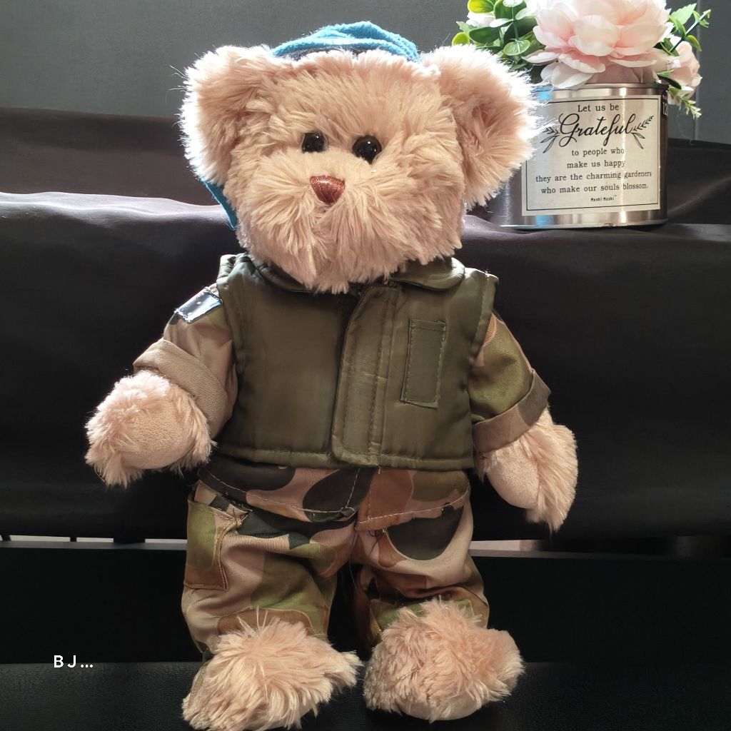 ตุ๊กตาหมี Elka Peacekeeper Teddy Bear ชุดทหาร แท้💯 (Australia)