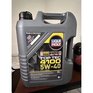 รองรับดีเซล/น้ำมันเบนซิน LIQUI MOLY TOP TEC 4100 5W-40 5L ลิ…