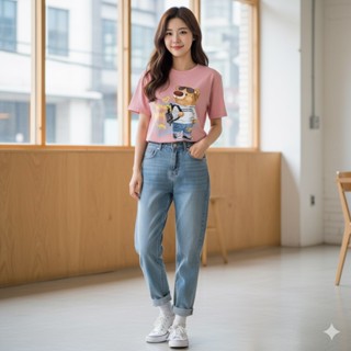 Henney bear- เสื้อยืด Henney Bear ลาย หมีเสื้อขาว ผ้า Cotton…