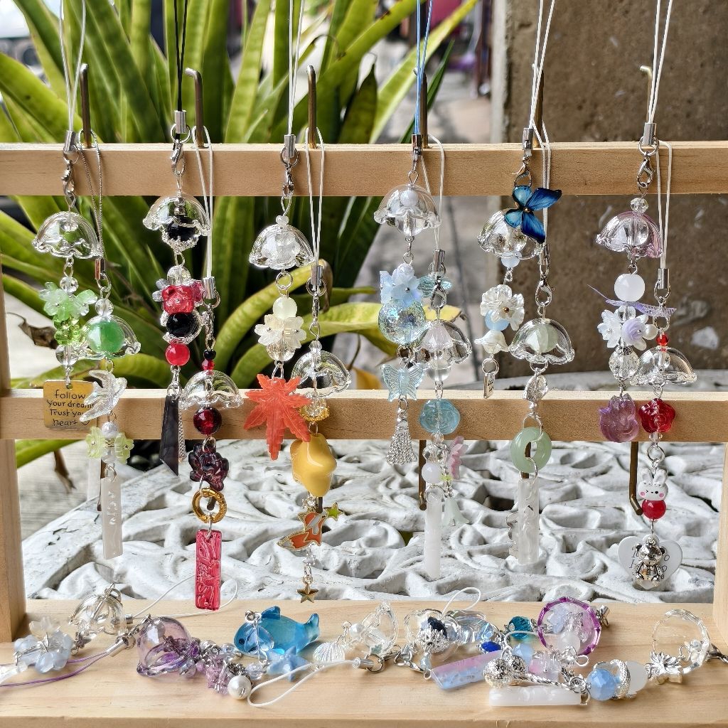 jellyfish Keychain (Handmade 100%) พวงกุญแจแมงกะพรุน