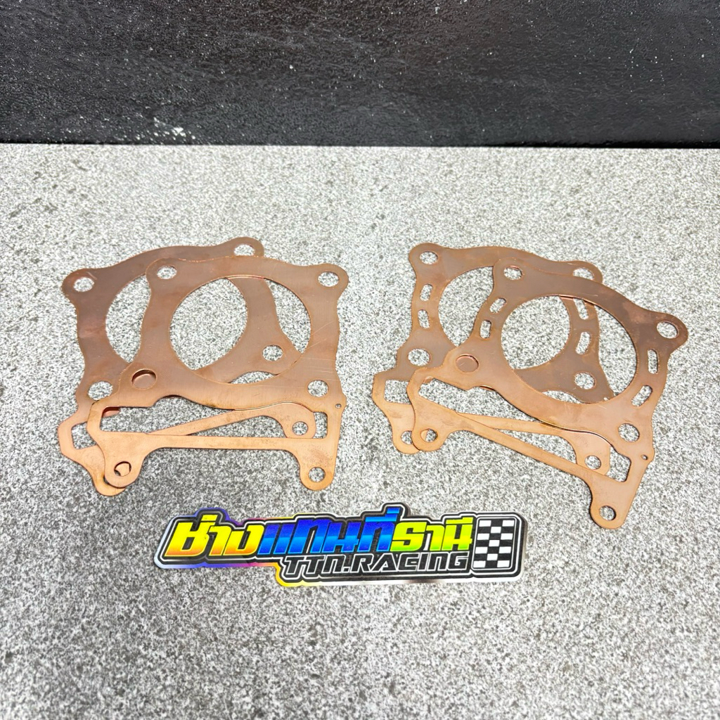 ปะเก็นทองแดง หลีด/จีออโน่/PCX160/Click160 ขนาด60-66 [พร้อมส่ง]#ของแต่งรถ