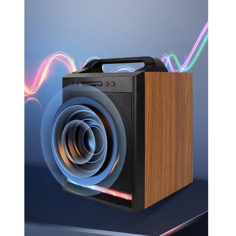 ลำโพงบลูทูธ รุ่น ZQS8170 ดอกลำโพง8นิ้ว ฟรีไมค์ลอยแบบชาร์จ+รีโมท ตัวใหญ่เสียงแน่น รองรับ AUX TF USB เ