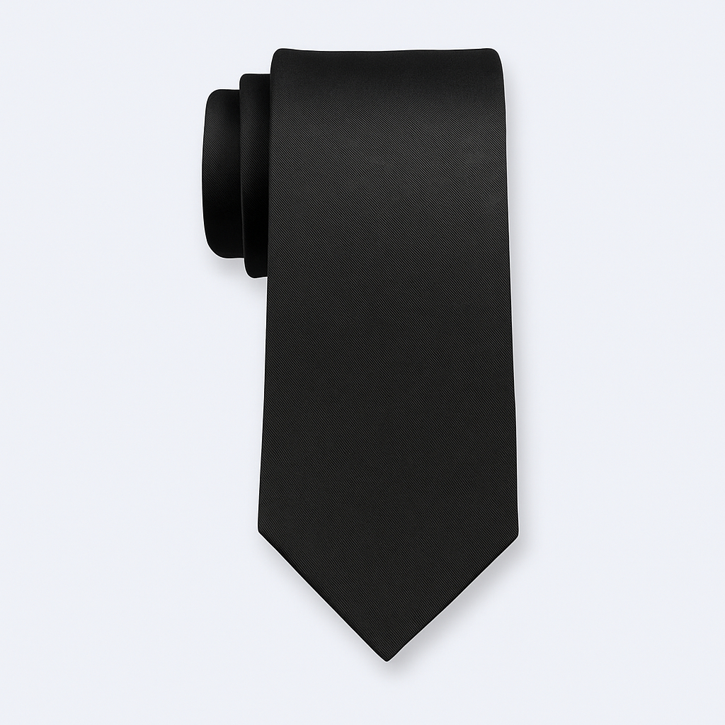 Meticulous Tie Black เนคไท  สีดำ