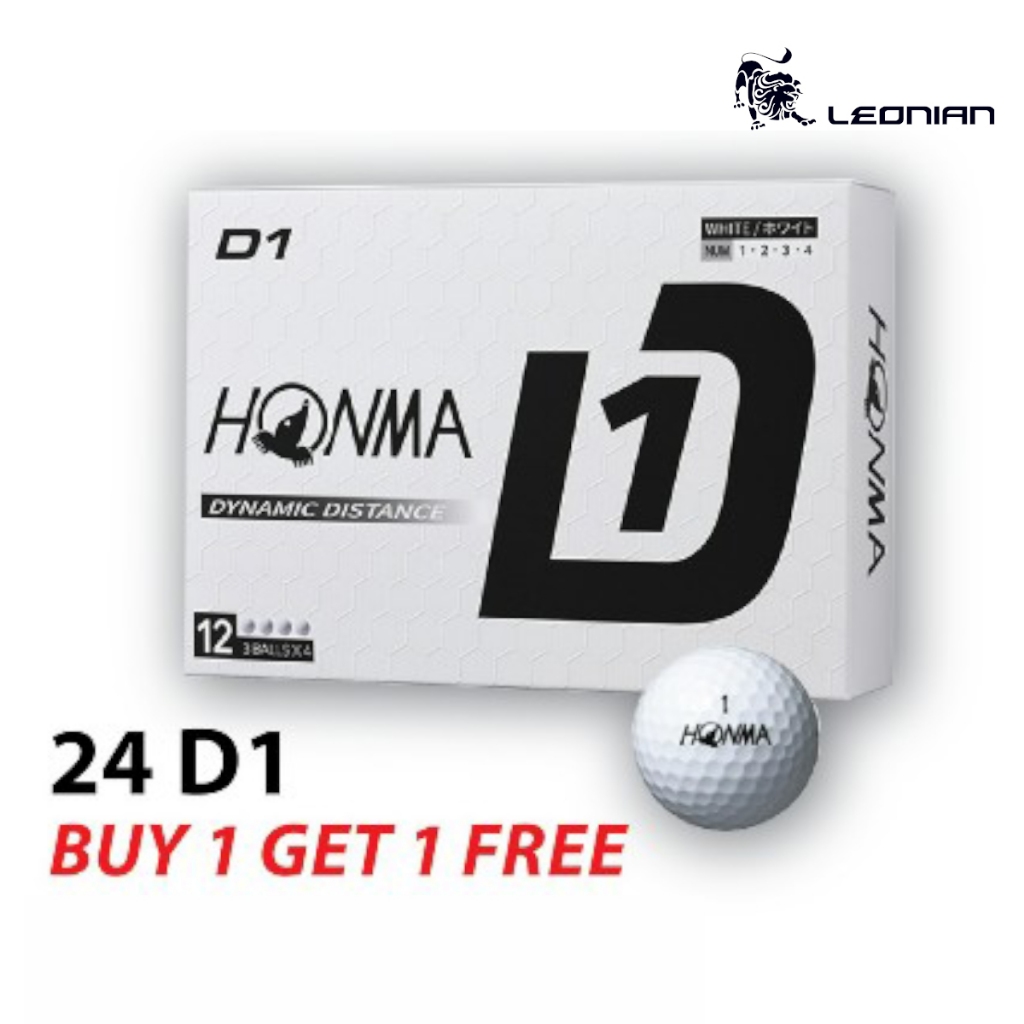 ลูกกอล์ฟ HONMA BT2401 D1 2025 WHITE 1แถม1