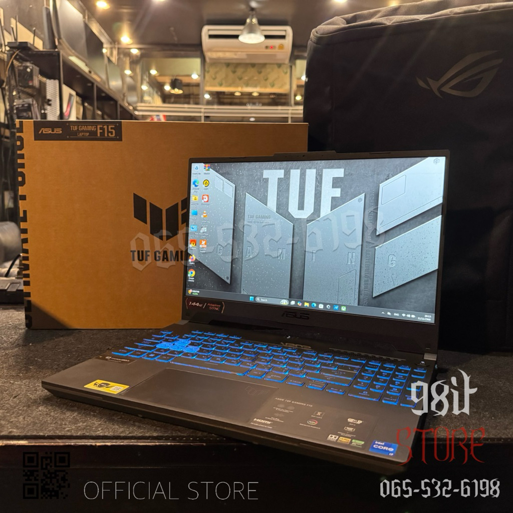 💻 NOTEBOOK Asus TUF Gaming F15 FX507ZC4-HN060W Core i7-12700H RTX 3050 RAM 16 จอ 15 นิ้ว FHD 144 Hz