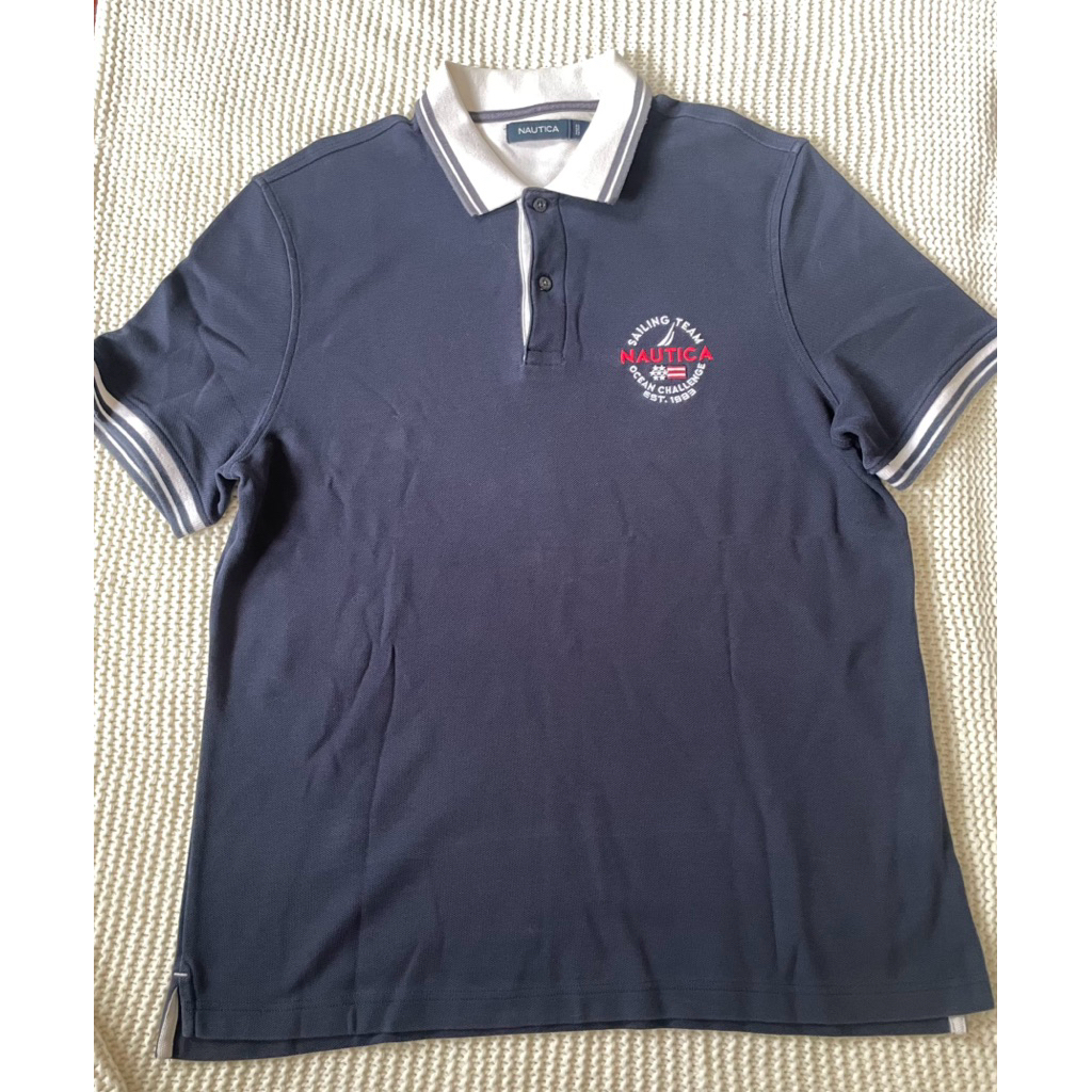 เสื้อโปโล ยี่ห้อnautica แบนร์ดแท้ มือสอง