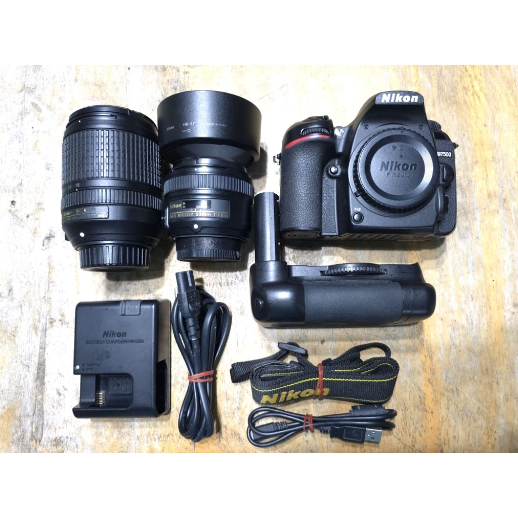 NIkon D7500 + 18-140mm + 50mm F1.8 + Gripเทียบ (อ่านก่อน)