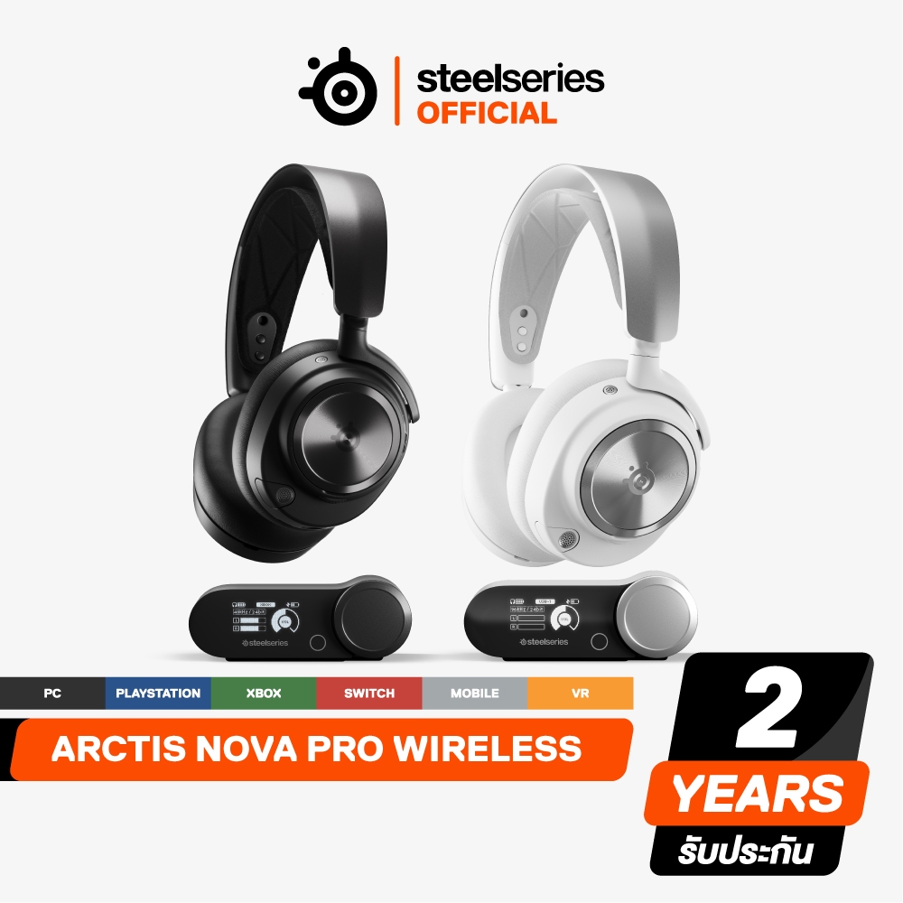 SteelSeries Arctis Nova Pro Wireless Multi-System Gaming Headset - Neodymium Magnetic Drivers