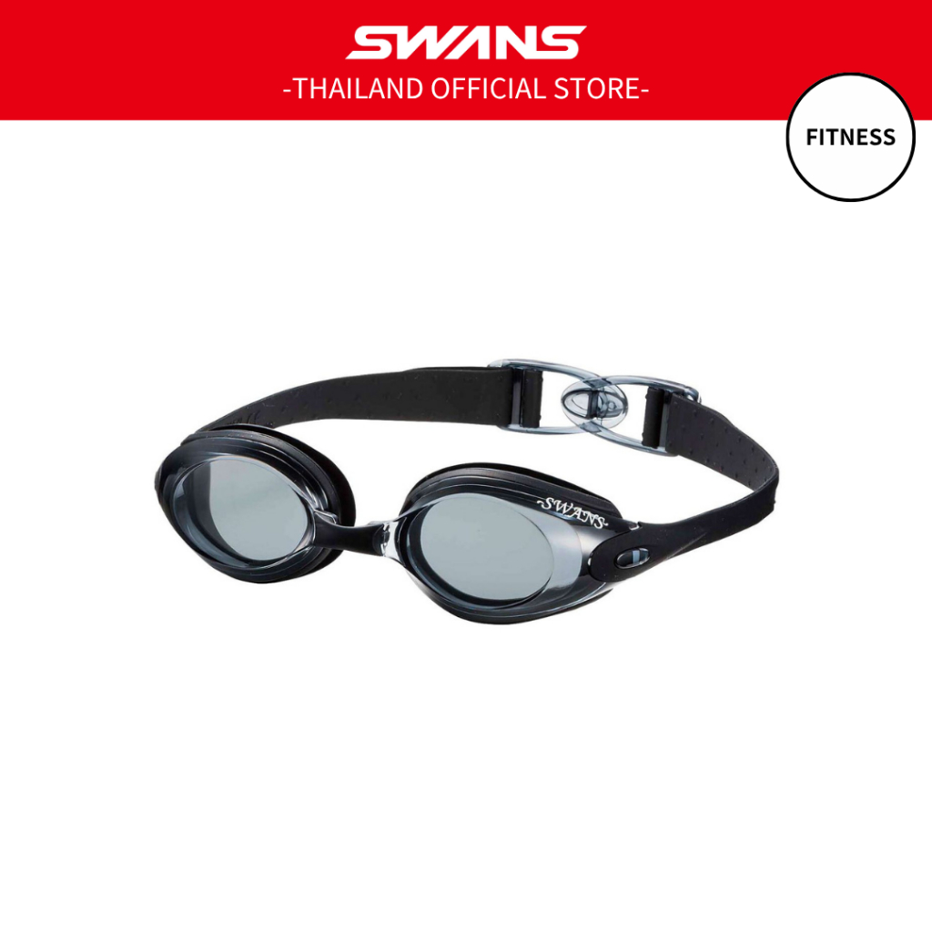 แว่นตาว่ายน้ำ SWANS รุ่น SWB-1 สำหรับว่ายเพื่อสุขภาพ กันฝ้า ตัวล็อกสายแบบผีเสื้อ (Butterfly Buckle)