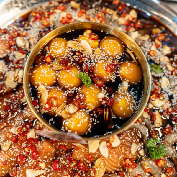 มีฮาลาล ซอสดองเกาหลีแท้ 400กรัม ซอสดอง ซอสดองสไตล์เกาหลี Purefoods Korean Sauce ดองกุ้ง ปู แซลมอน - รูปที่ 4