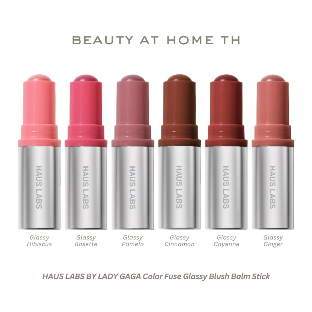 *พร้อมส่ง* HAUS LABS BY LADY GAGA Color Fuse Glassy Blush Balm Stick 5g (CHOOSE ONE COLOR)