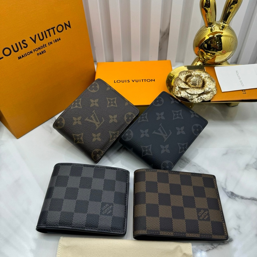 กระเป๋าตังค์ผู้ชาย ใบสั้น ตรงปกตามรูปเลย งานเกรด : Ori Size 12 cm งานสวยใช้งานสะดวก