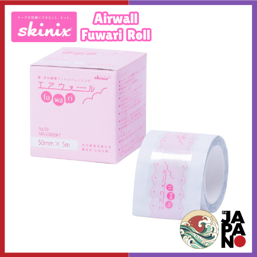 Skinix Airwall Fuwari Roll ฟิล์มปิดแผลกันน้ำ บางใส ติดแน่น ลอกไม่เจ็บ (*แบบสั้น)