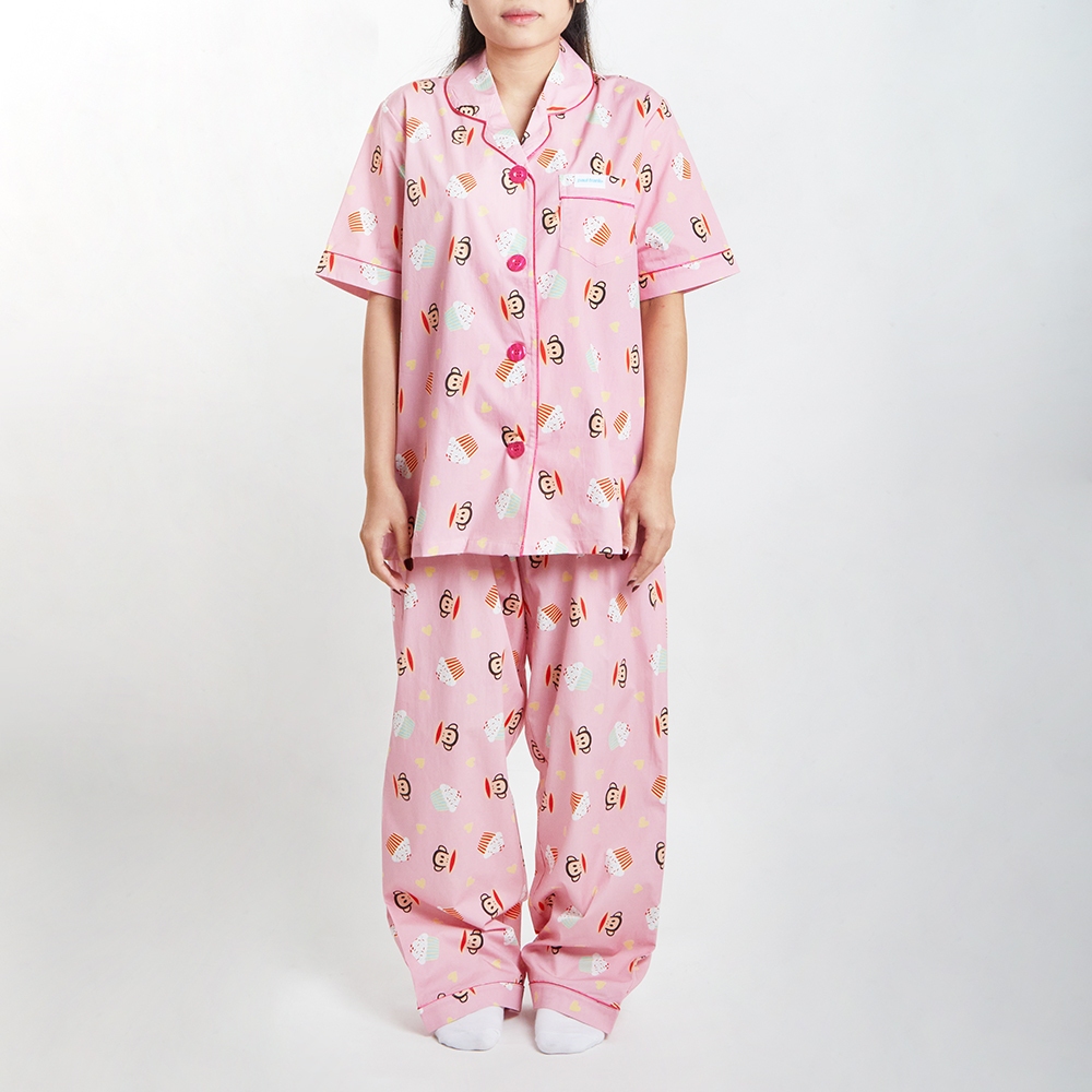 PAUL FRANK ชุดนอนกางเกงขายาวใส่ได้ทั้งชายและหญิง JULIUS CUPCAKE PANTS SET