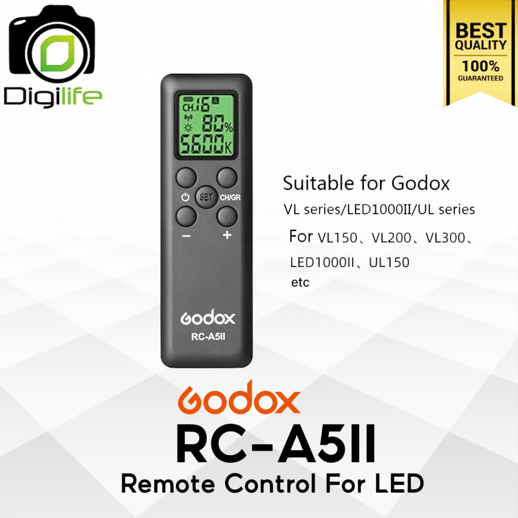 Godox Remote RC-A5II For LED P260C, VL-Series, UL-Series, LED1000II Series / Digilife Thailand