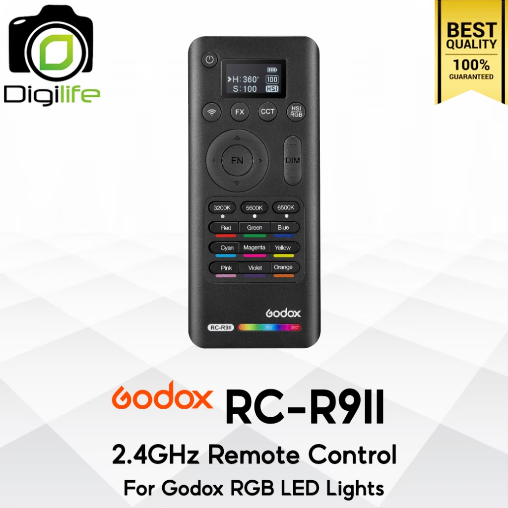 Godox Remote RC-R9II 2.4GHz Remote Control for Godox RGB LED Lights / Digilife Thailand
