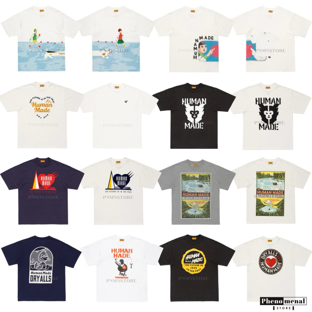 [เก็บโค้ด ลด 20%] เสื้อยืด HUMAN MADE GRAPHIC TEE พร้อมส่ง ของแท้💯